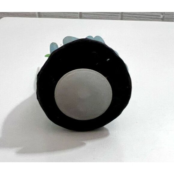 1 Pc Fluorescent Artificial Sea Anemone Coral Aquarium Tank Landscape Green - Picture 3 of 3